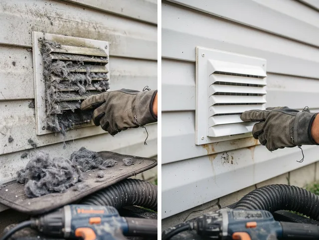 Residential dryer vent cleaning by Wallingford Center Dryer Vent Cleaning in Wallingford Center